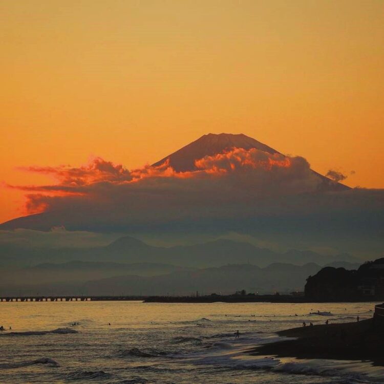 参考にされた富士山