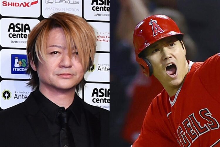 TERUのラジオ番組に出演した大谷の