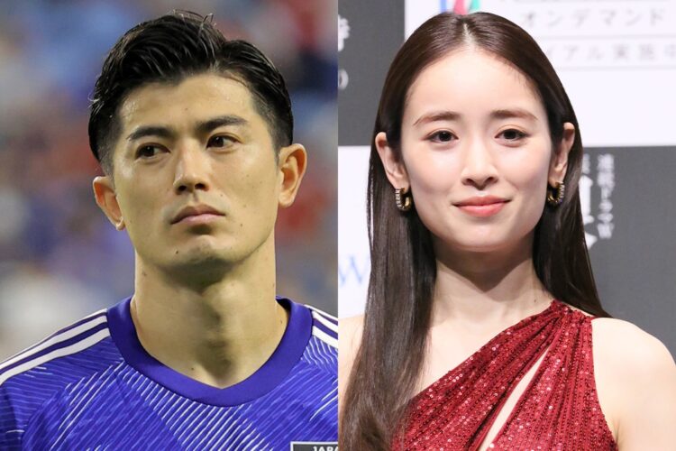 サッカー日本代表・谷口彰悟（時事通信フォト）と泉里香