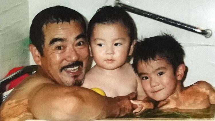 千葉さんと真剣佑、郷敦がお風呂に入る貴重な写真