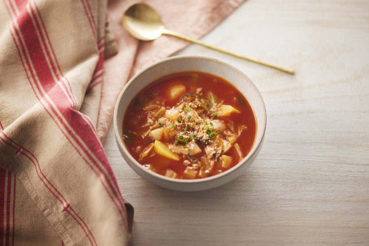 「たっぷり野菜のミネストローネ」