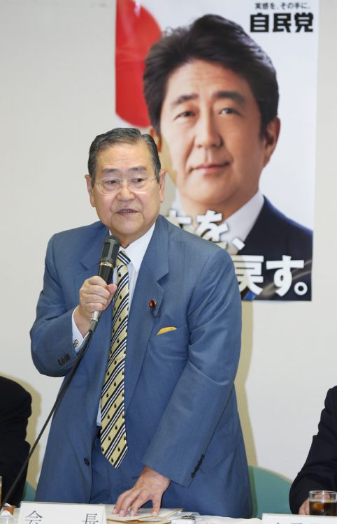 野田毅・元自民党税調会長（時事通信フォト）