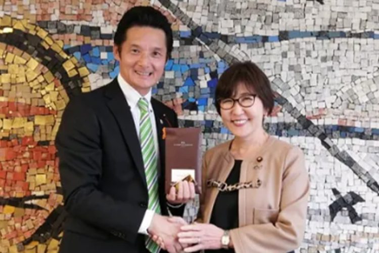 稲田朋美議員とのツーショット