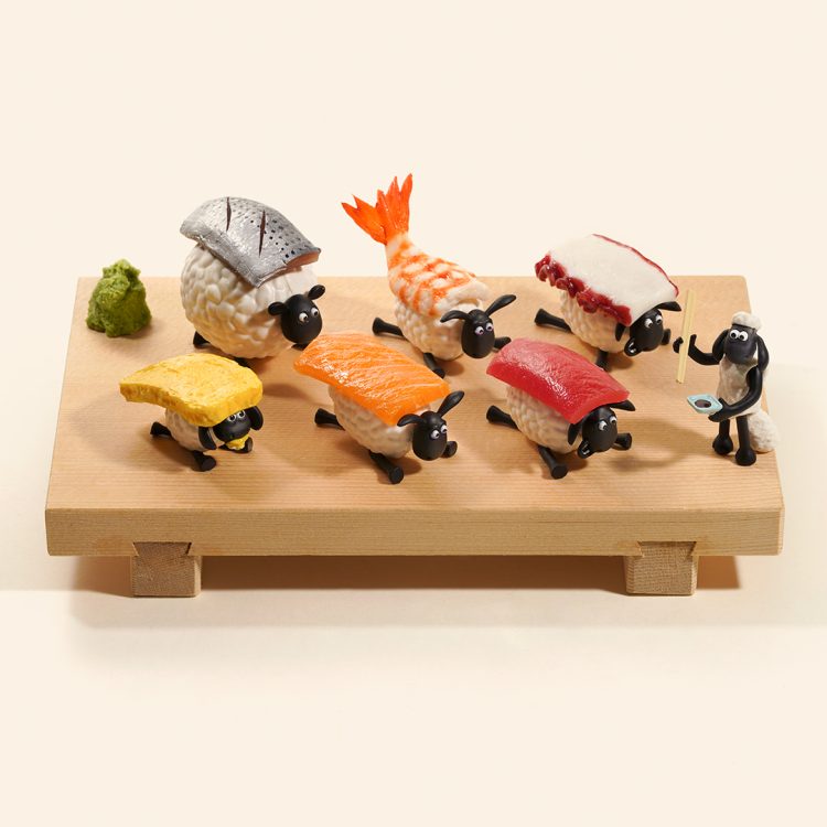 “おすし姿”で並んだショーンがキュート