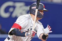 WBC本番を前にして、なかなか調子が上がってこない村上宗隆（時事通信フォト）