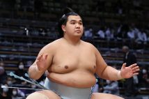 注目を集める新入幕力士・北青鵬（時事通信フォト）