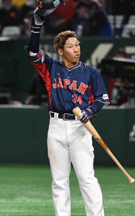 吉田正尚（写真／AFP＝時事）