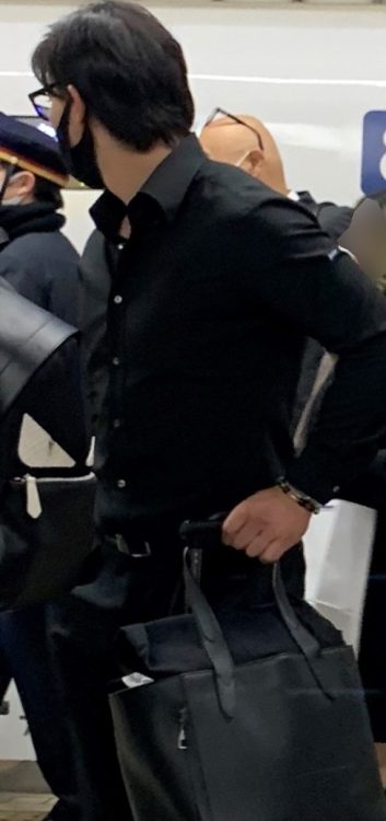 のぞみも止まる駅ホームで楽天選手たちが乗り降り（写真は伊藤裕季也）