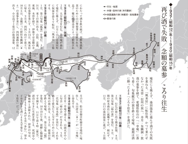 旅立ち」と「別れ」の季節に読みたい「放浪の俳人・種田山頭火の