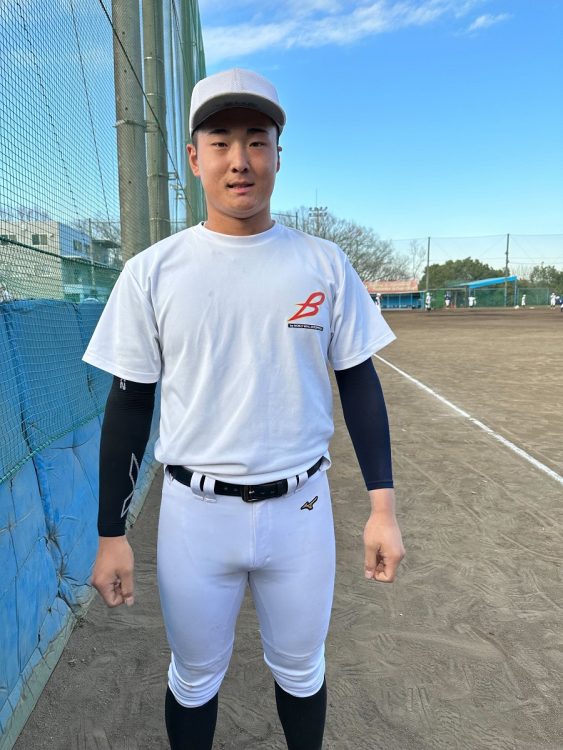 練習中は「どのフォークを投げるか」を伝えてから投球していた(筆者撮影)