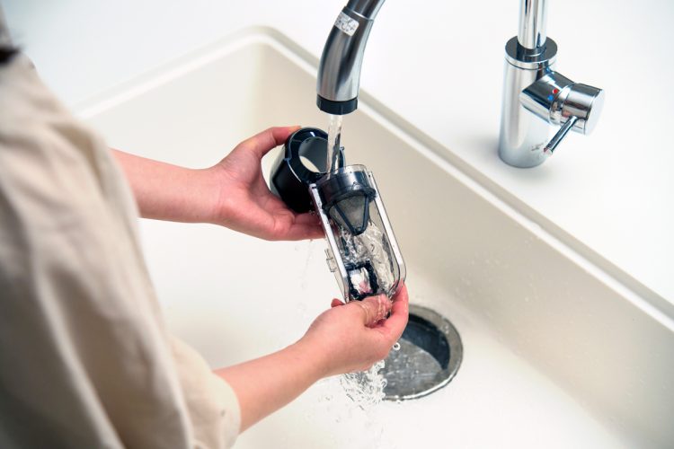 水洗い可能なパーツも