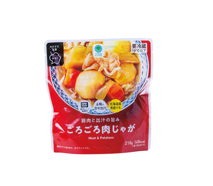 ファミリーマートの『豚肉と出汁の旨味 ごろごろ肉じゃが』