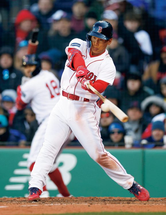 日本人選手初の開幕4番デビュー（共同通信社）