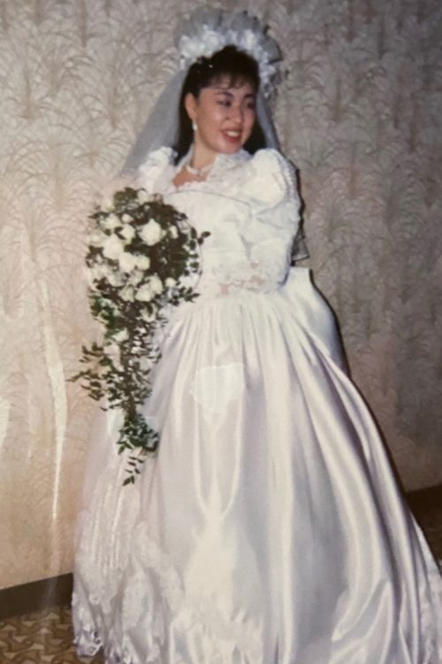 1993年、「浅草キッド」の当時のマネージャーと結婚したしのざきさん