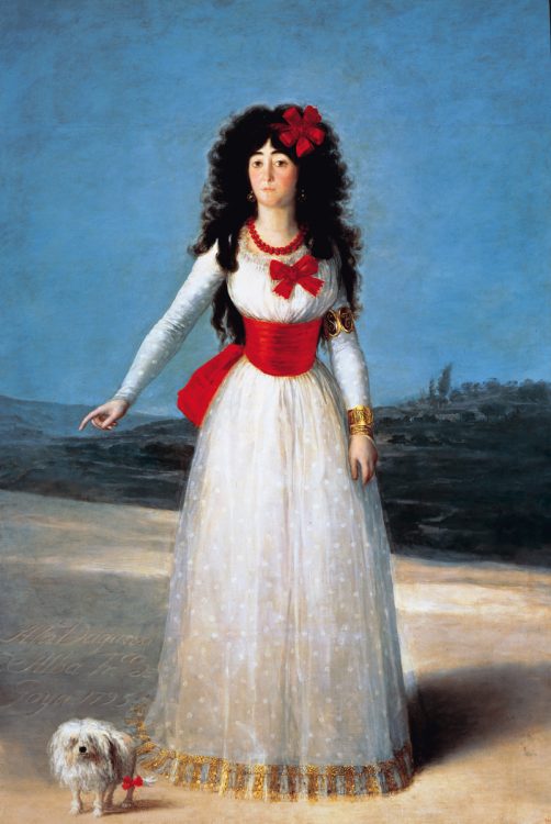 ゴヤ　 白衣のアルバ公爵 1795年　油彩　 カンヴァス 192.1×130cm アルバ・コレクション マドリード