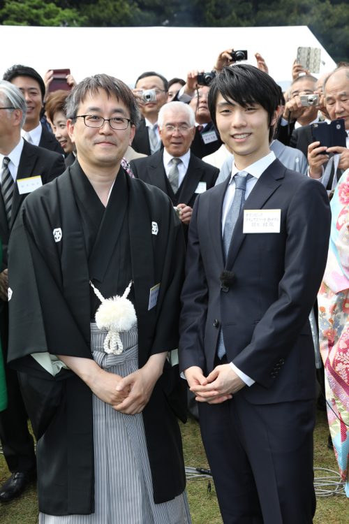 羽生善治さんと羽生結弦（写真／JMPA）