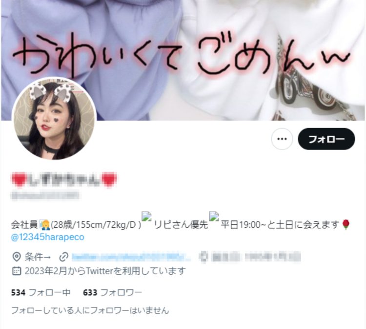 Twitterには「かわいくてごめんｗ」