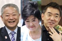 維新と小池都知事が手を組むまさかのシナリオも！？（時事通信フォト、共同通信社）