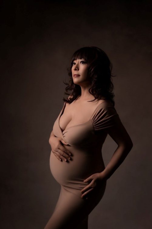 仕事に徹するため妊娠していることは秘密にしていた