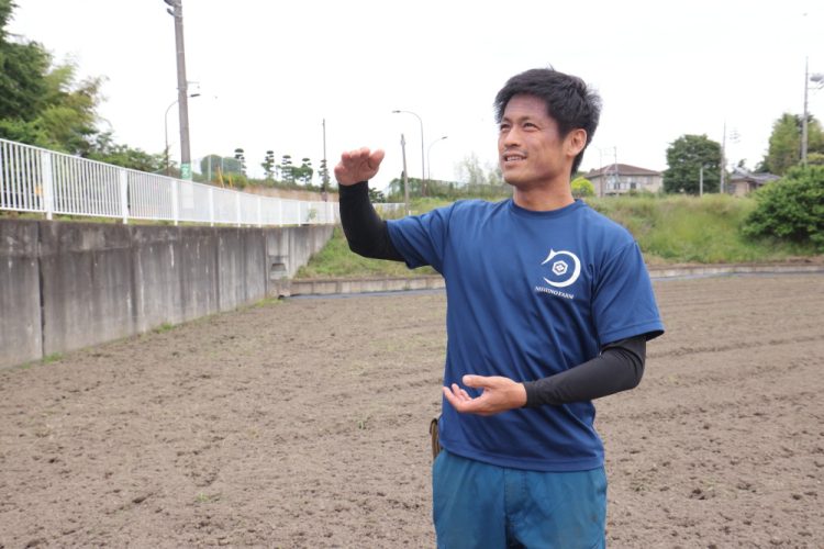 東京都国立市で300年以上続く農園を28才のときに継いだ西野さん。都内の農家では希少な米作りを行っている