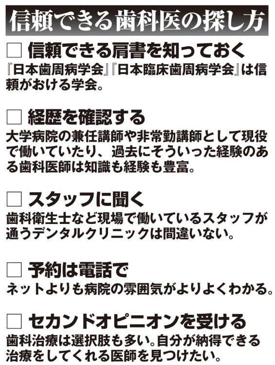 信頼できる歯科医の探し方