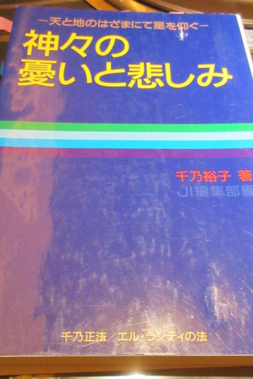 こちらは『神々の憂いと悲しみ』という書籍だ（金子氏提供）