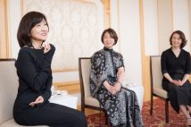 期待する後輩アナは？（左から寺田理恵子、中井美穂、河野景子）