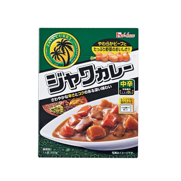 『レトルト ジャワカレー＜中辛＞』