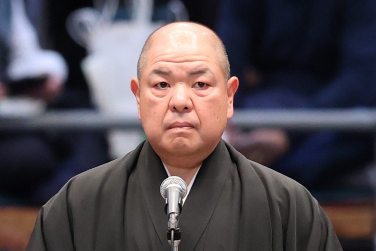 60歳を迎えた八角理事長（時事通信フォト）