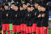 2021年3月、森保ジャパンと対戦した韓国A代表選手（時事通信フォト）