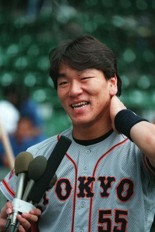 若き日の松井秀喜氏（時事通信フォト）