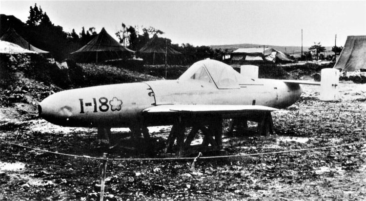 1945年４月、沖縄本島へ上陸した米軍に未使用状態で鹵獲（ろかく）された桜花
