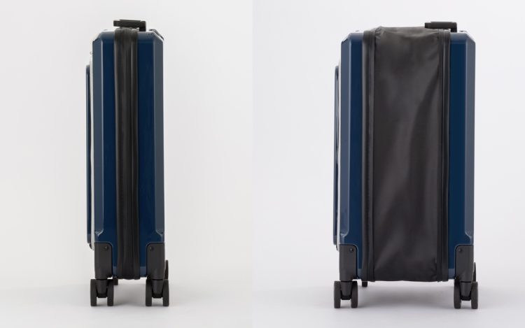 荷物が増えた時は通常時の2.3倍に容量アップ