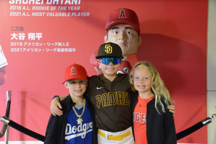 アナハイムの子どもも大谷が大好き