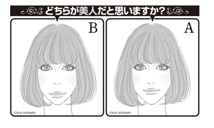 美人に見えるバランスとは？