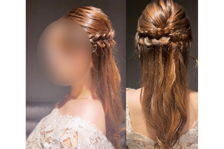 とあるイベントに参加する際にはヘアセットも欠かさなかった（SNSより）