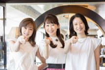 左から永井美奈子、松本志のぶ、馬場典子