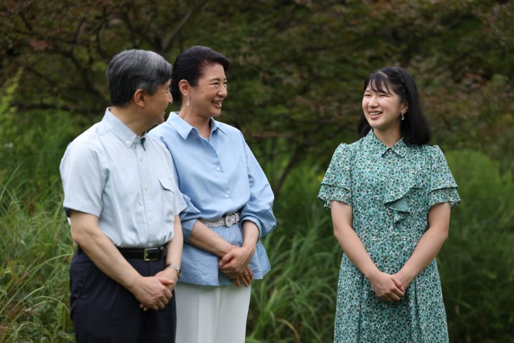 愛子さまはハイキングやバレーボールなどの運動もしたいと話された（8月21日、那須御用邸。写真／JMPA）