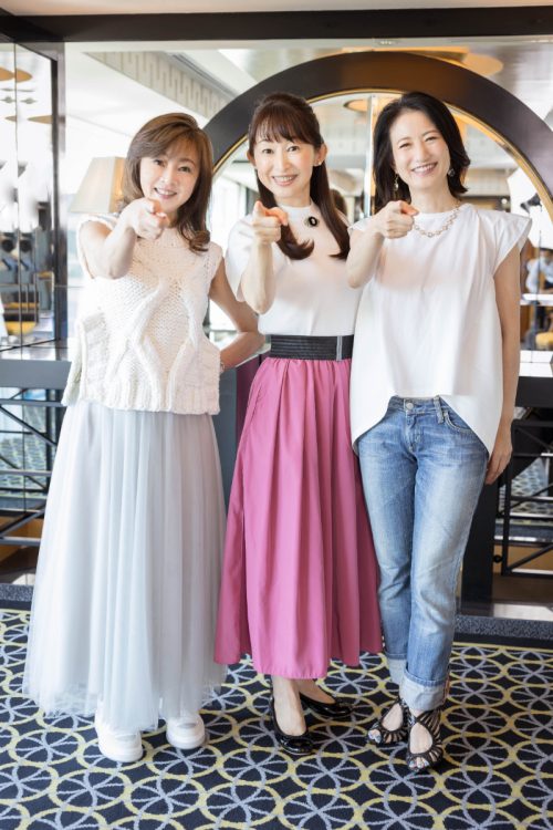 左から永井美奈子、松本志のぶ、馬場典子