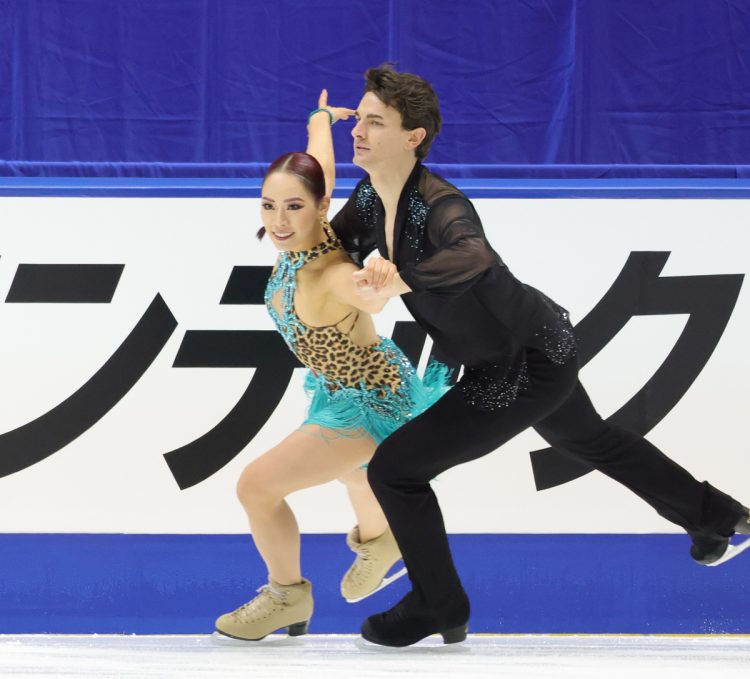 小松原美里選手とパートナー・小松原尊（ティム・コレト）選手