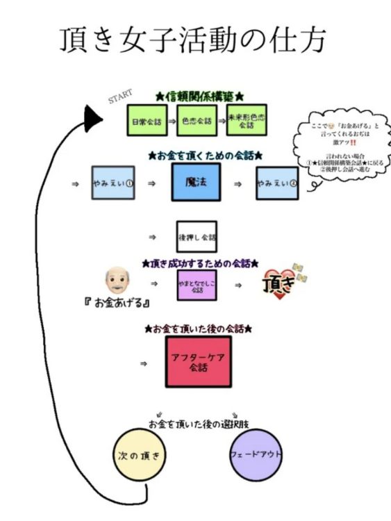 渡辺真衣被告が販売していた「マニュアル」の一部