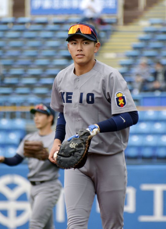 大学から野球を再開した長男・正吾さん（写真／共同通信社）