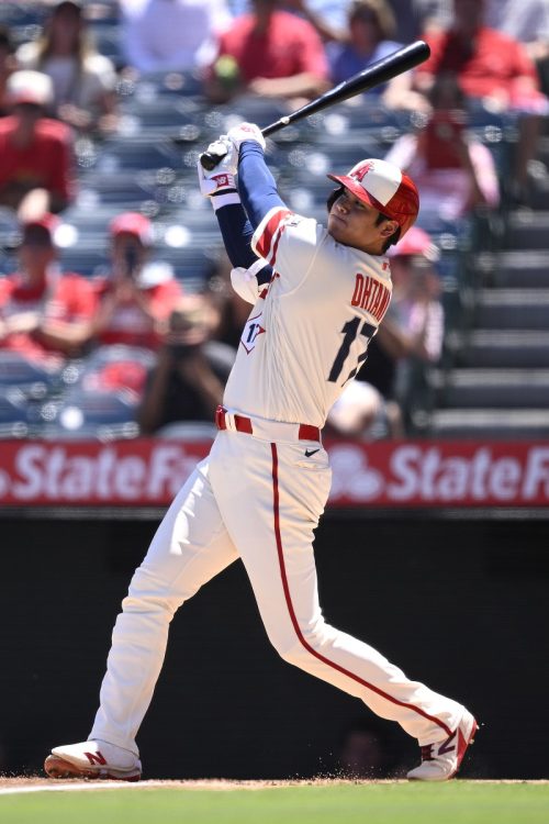 打撃は好調の大谷翔平（写真＝SipaUSA／時事）