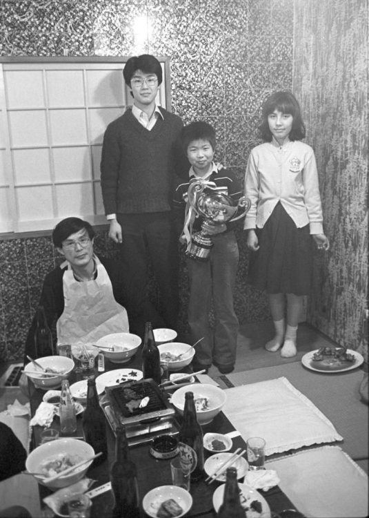 米長の内弟子だった（右から）林葉直子、先崎学、伊藤能