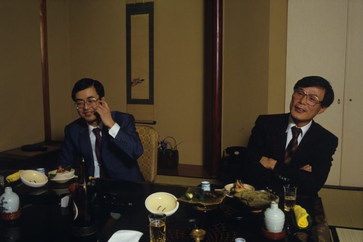 昭和の大名人・中原誠（左）と米長はライバルにして“盟友”