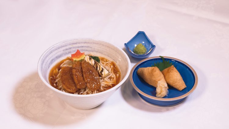 金沢の郷土料理・治部煮をアレンジした2日目の昼食「治部煮うどん」