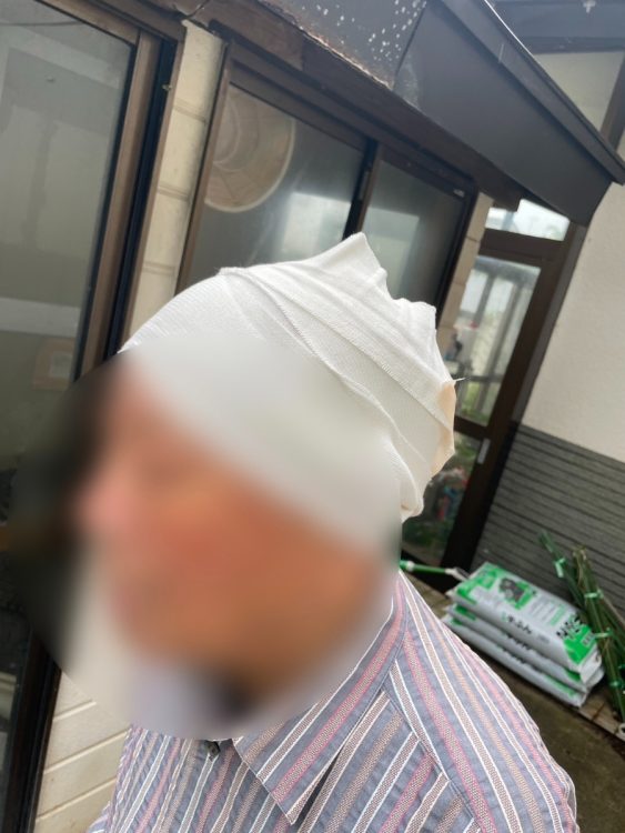 一瞬のことで反応できなかったという