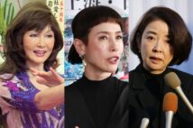 創価学会芸術部の活動とは？（左から山本リンダ、久本雅美、岸本加世子／時事通信フォト）