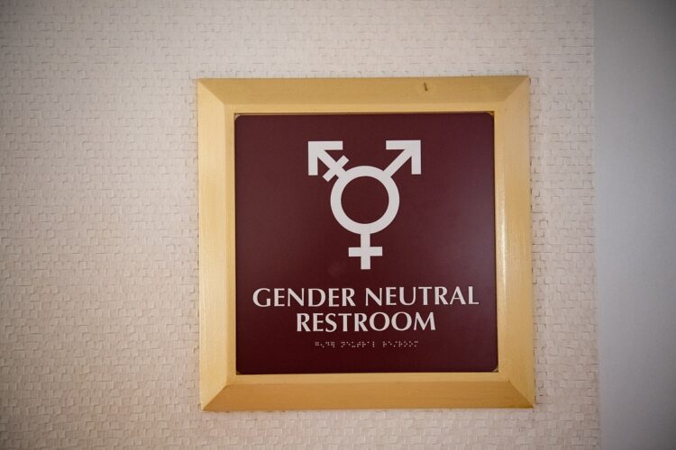米ラスベガスにある「ジェンダー・ニュートラル・トイレ」（イメージ、dpa/時事通信フォト）