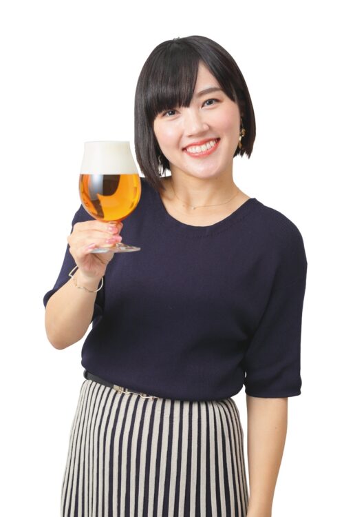 古賀麻里沙（こが・ありさ）／1987年生まれ、福岡県出身。ビール好きが高じて合格率5％程度という日本ビール検定1級を取得